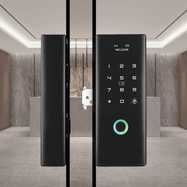 GL2 Glass Door Lock With Fingerprint 