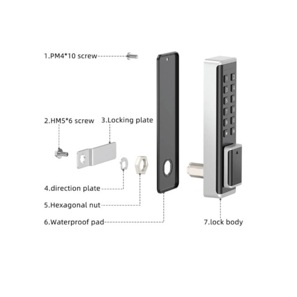KR-T153 Cabinet Lock Components