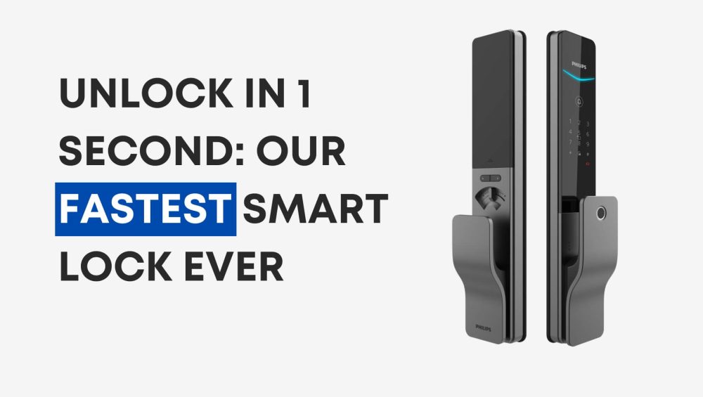 Unlock in 1 Second our faster smart lock ever