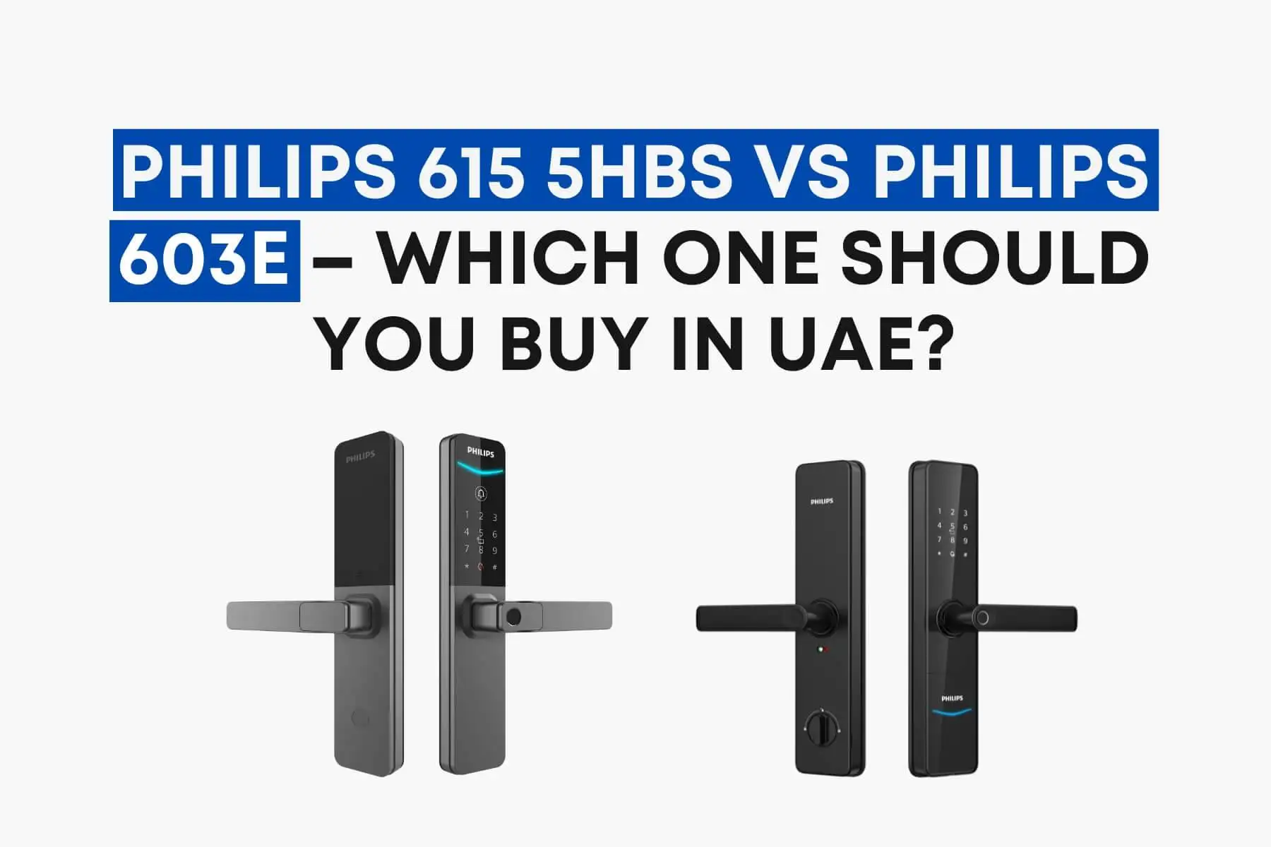 Philips 615 5HBS vs Philips 603E – Understanding the Differences