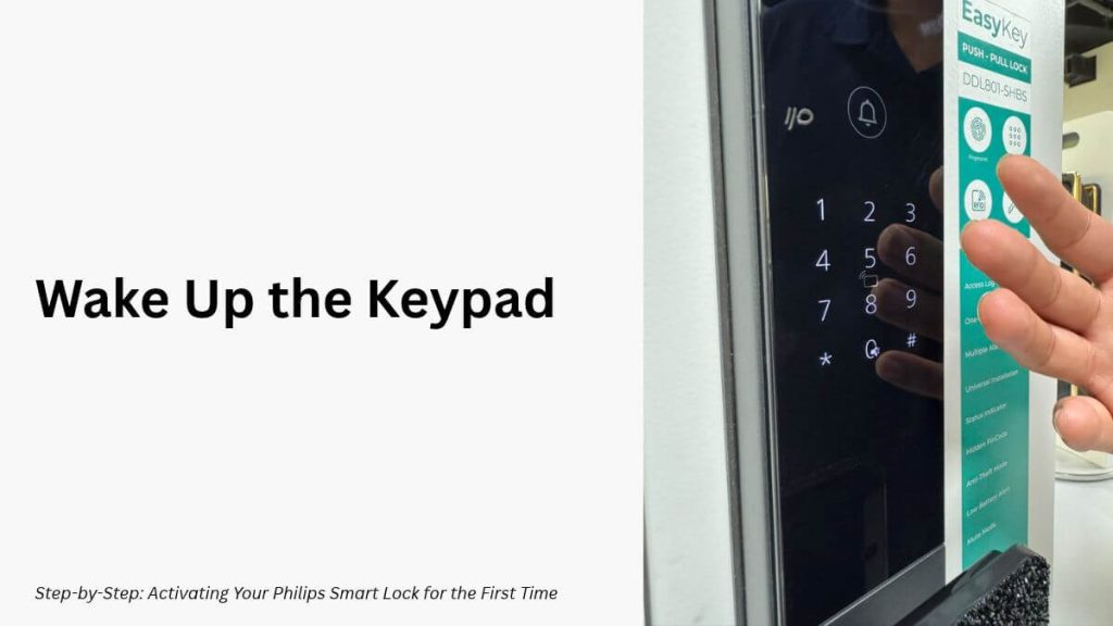 Wake up the Keypad