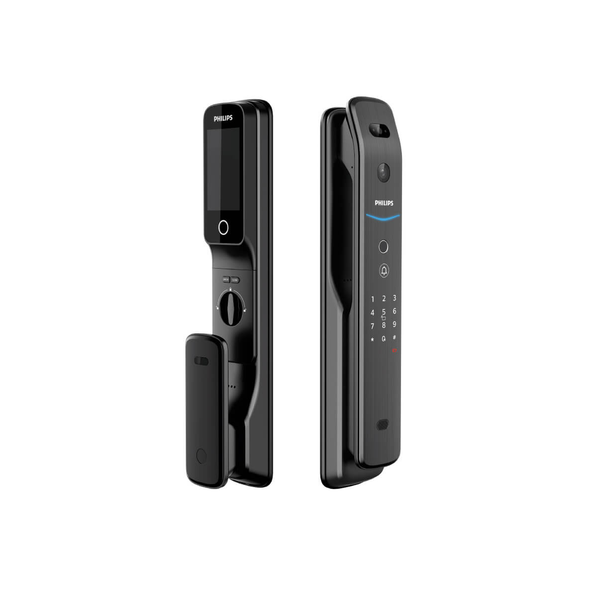 Philips DDL709-FVP-7HWS Facial Recognition Smart Lock (Black)