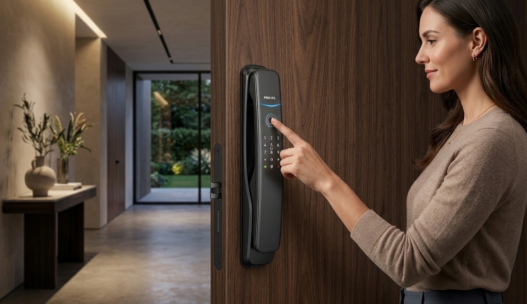 Unlock with Your Fingerprint - Philips Smart Lock