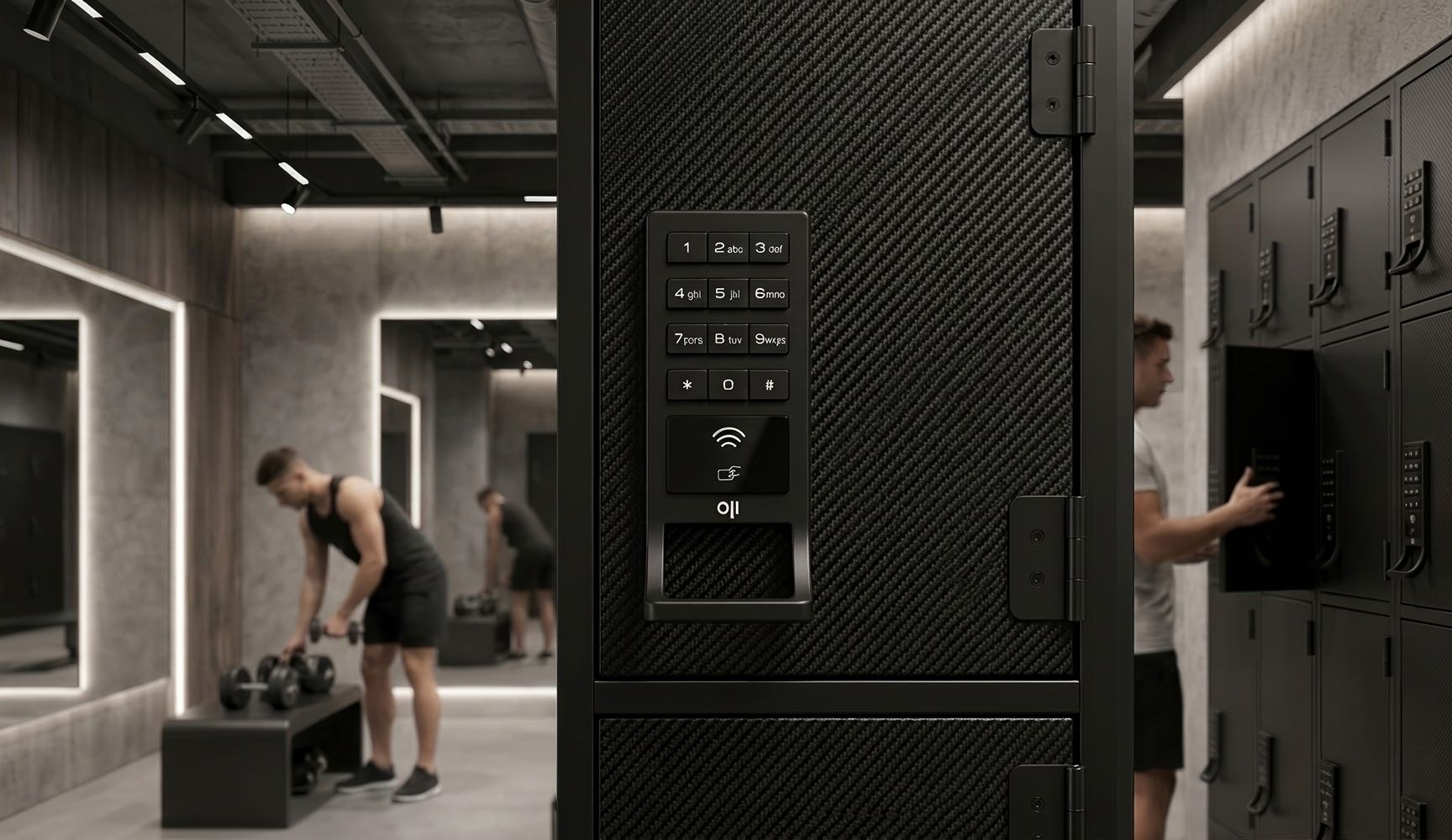 Cabinet Locks for Gym - Oji Smart Lock